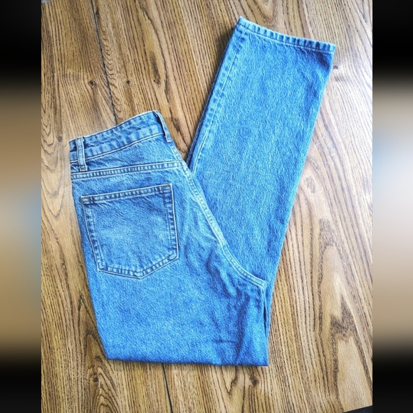 Reformation Cynthia High Rise Straight Women's Jeans Button Fly Medium Wash 27. - Picture 15 of 16